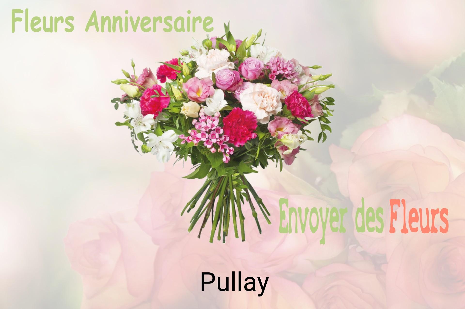 Bouquet de fleurs d’anniversaire livré à Pullay